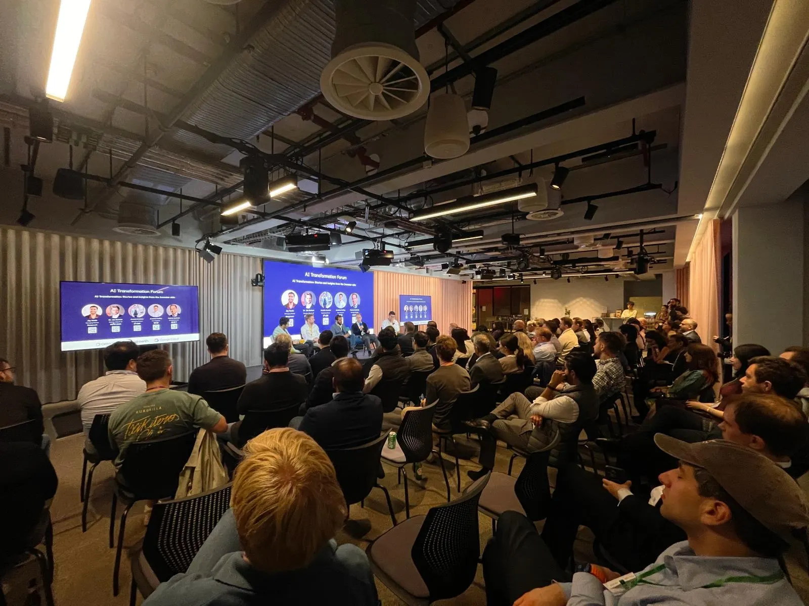 Guests at the September 2026 edition at Google London, during the investor panel